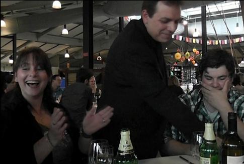 Russ performing close up magic