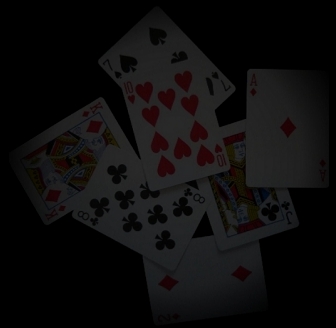 some playing cards