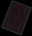 a red backed playing card